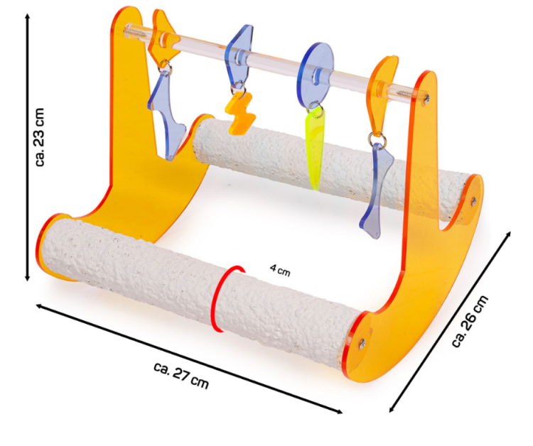 Houpací síť Rock N' Roll | pro péči o drápky a zobák | pro největší papoušky velikost XXL od ParrotPlanet.cz