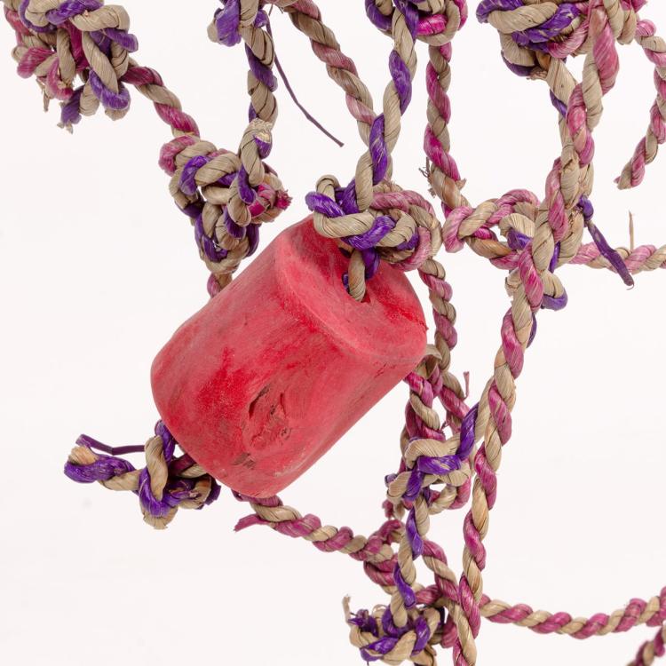 SÍŤ Java s atrakcemi | Hračka na lezení pro velké a malé papoušky, velikost L od ParrotPlanet.cz