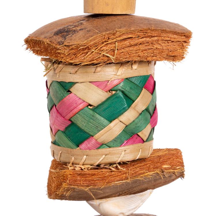 2 krabičky s mušlí | Přírodní hračka pro papoušky od ParrotPlanet.cz