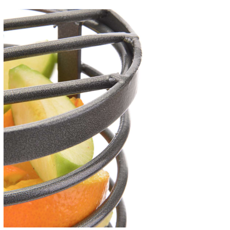 Kovový koš na plnění | Klec na pamlsky | pro velké papoušky | Bufet XXL od ParrotPlanet.cz