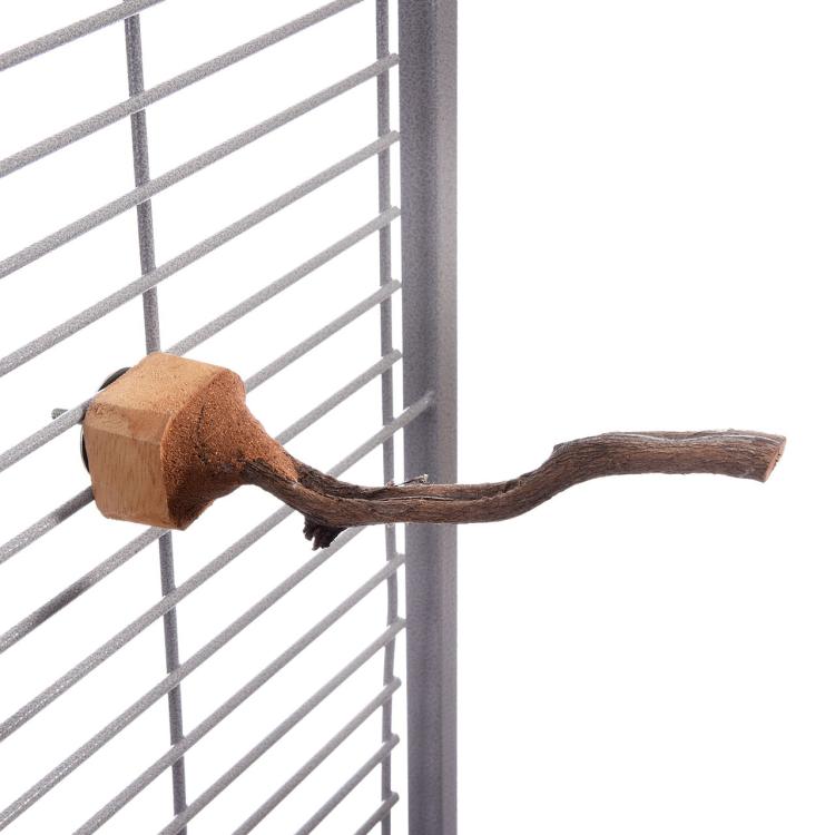 Přírodní tyč z liány s upevněním | velikost M – 30 cm | pro nymfy a jiné podobné druhy papoušků od ParrotPlanet.cz