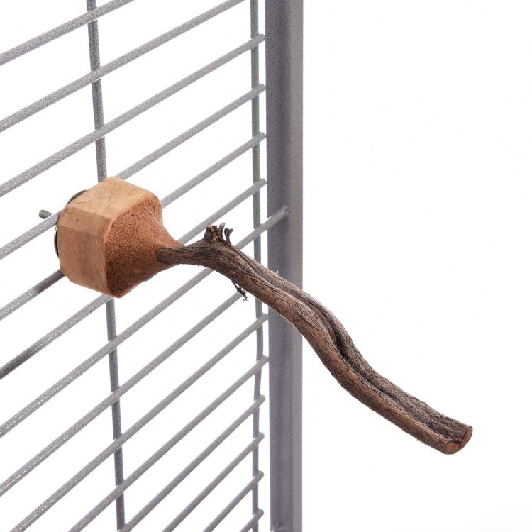 Přírodní tyč z liány s upevněním | velikost M – 30 cm | pro nymfy a jiné podobné druhy papoušků od ParrotPlanet.cz