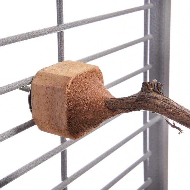 Přírodní tyč z liány s upevněním | velikost M – 30 cm | pro nymfy a jiné podobné druhy papoušků od ParrotPlanet.cz