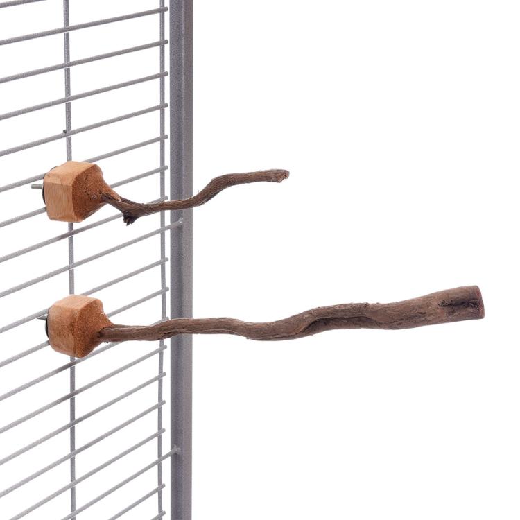Přírodní tyč z liány s upevněním | velikost M – 30 cm | pro nymfy a jiné podobné druhy papoušků od ParrotPlanet.cz