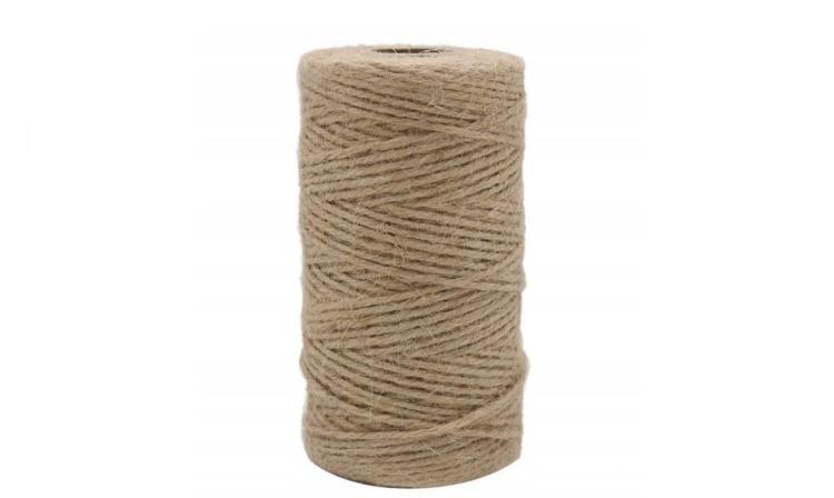 Přírodní sisalová šňůra 10 m – náhradní díly pro hračky pro papoušky DIY od ParrotPlanet.cz