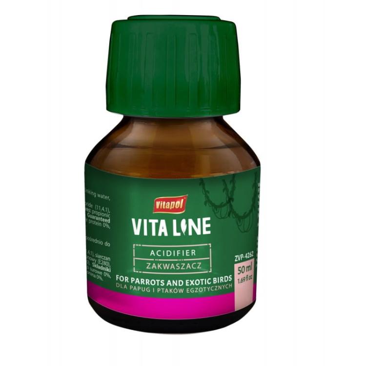 Vitapol VITALINE - Kyselina pro papoušky a exotické ptáky 50 ml od ParrotPlanet.cz