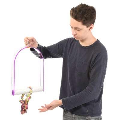 Houpací zařízení pro péči o drápy a zobák pro velké a největší papoušky XL od ParrotPlanet.cz