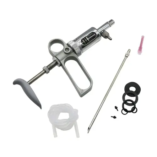 PRO AUTOMATICKÁ SADA pro ruční krmení kuřat | Nerezová ocel: AUTOMATICKÁ injekční stříkačka, sondy | profilovaná/rovná | 10 ml od ParrotPlanet.cz