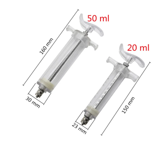 Kompletní SADA pro ruční krmení mláďat | Nerezová ocel: injekční stříkačka, sondy, lžíce | profilované | 20 ml od ParrotPlanet.cz