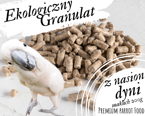 Premium Parrot Food - Granule z dýně - pro všechny papoušky 150 g od ParrotPlanet.cz