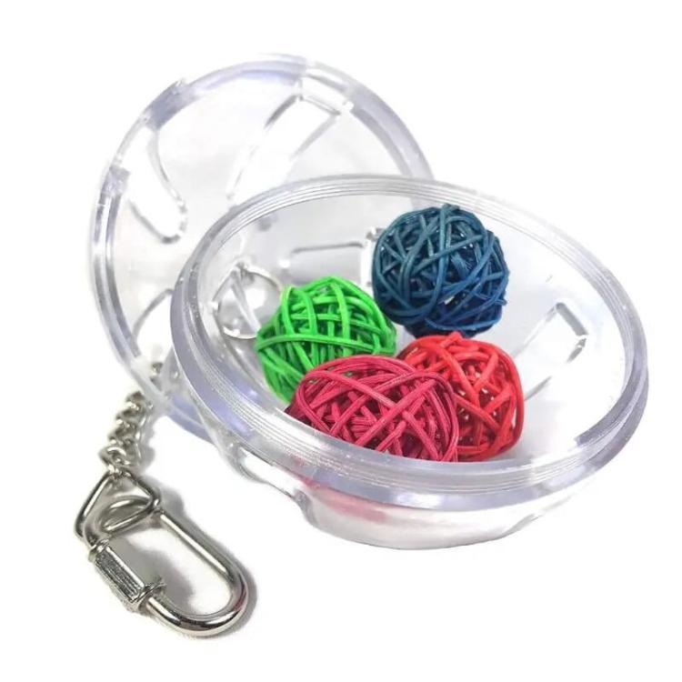 Hračka Bufet v míčku s míčky JAVA – pro všechny papoušky od ParrotPlanet.cz