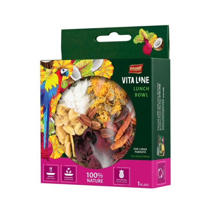 Vitapol Vitaline - Lunch Bowl pamlsek pro velké papoušky papug od ParrotPlanet.cz