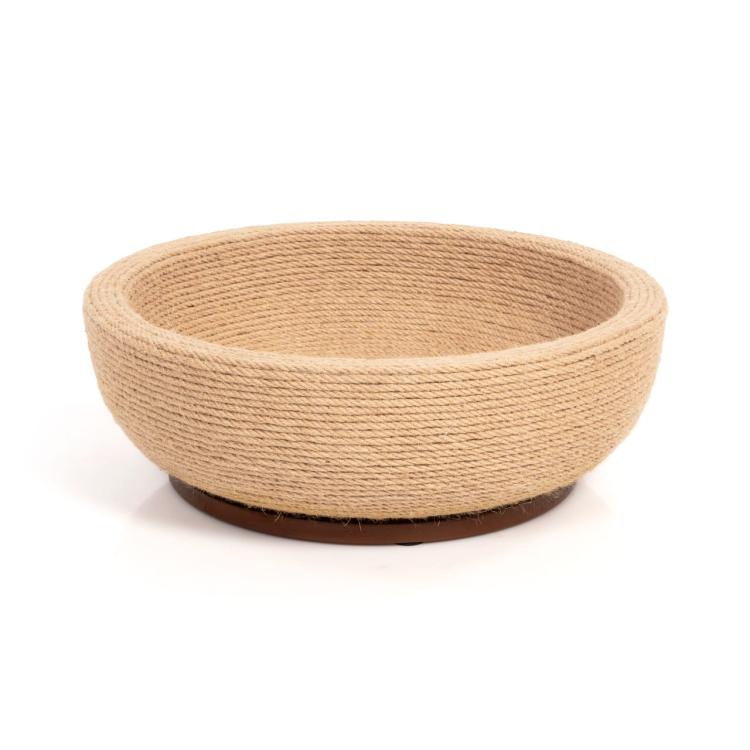 Kočičí miska | Canadian Cat | Sázalové lůžko pro kočky s funkcí škrabadla  | 45 x 45 x 16 cm od ParrotPlanet.cz