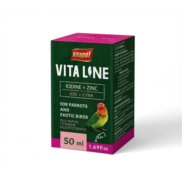 Vitapol VITALINE Zinek + Jód - pro papoušky a exotické ptáky 50 ml od ParrotPlanet.cz