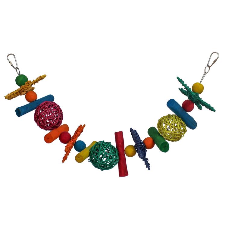 Veselá girlanda - Hračka pro střední a malé papoušky od ParrotPlanet.cz