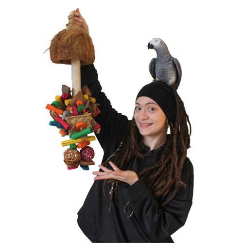 Java Bush  - Hračka pro střední a velké papoušky od ParrotPlanet.cz