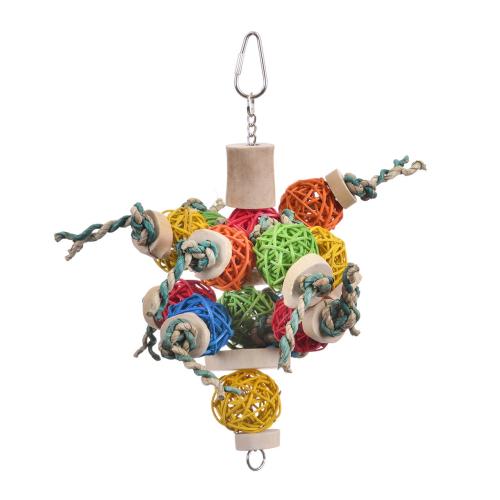 Hračka JAVA s míčky S/M pro všechny papoušky  od ParrotPlanet.cz