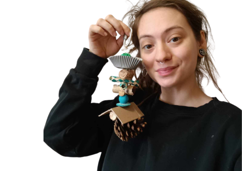 Malý Misz Masz – hračka pro střední papoušky od PARROT DISASTER od ParrotPlanet.cz