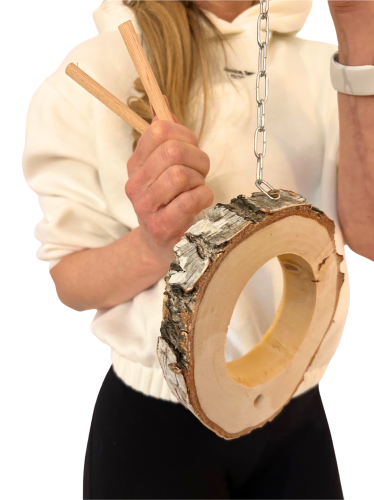 Kulatá houpačka s tyčemi – pro malé papoušky od ParrotPlanet.cz