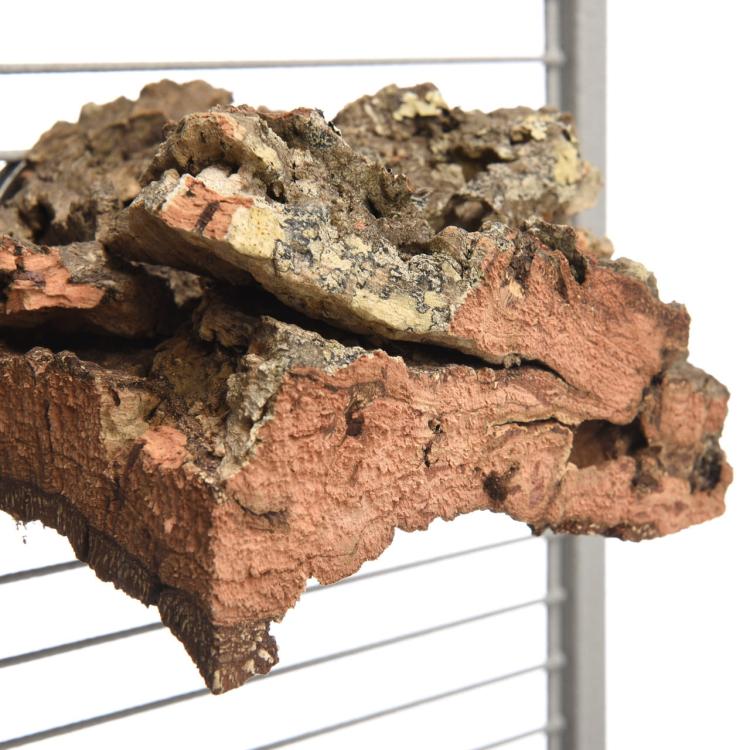 Přírodní bidélko z kůry korkového dubu, velikost S – pro  malé papoušky od ParrotPlanet.cz