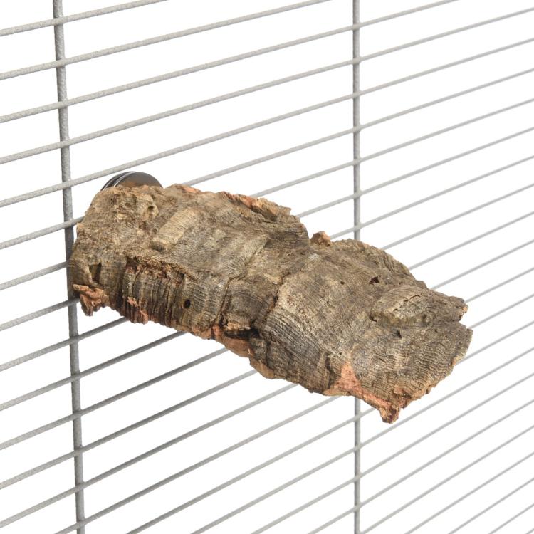Tyč z kůry korkového dubu velikost XS – pro malé papoušky od ParrotPlanet.cz