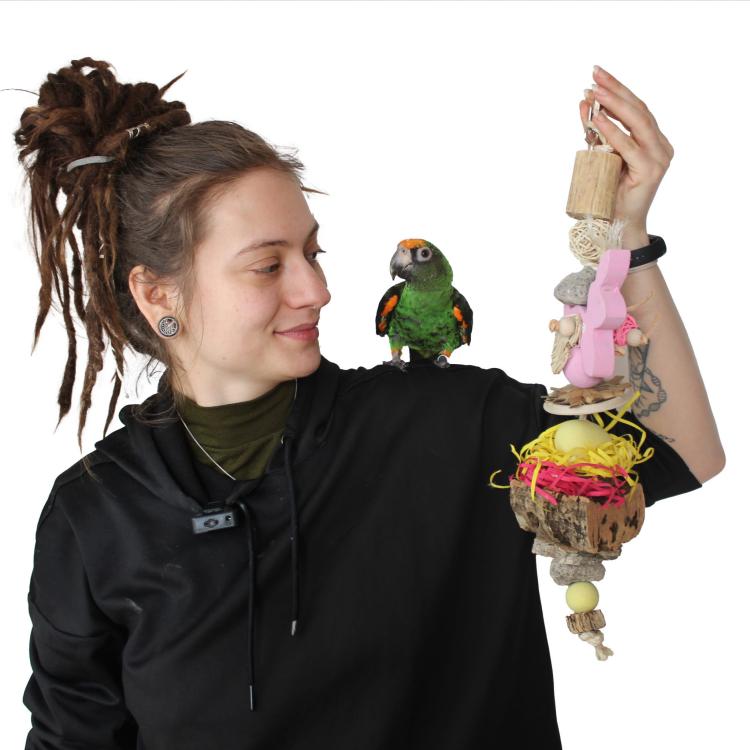 Velikonoční králík – hračka pro střední a velké papoušky od ParrotPlanet.cz