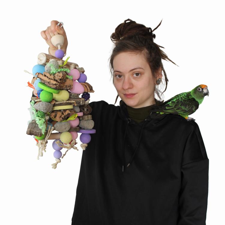 Vajíčkový košík - Hračka pro střední a velké papouškyod ParrotPlanet.cz