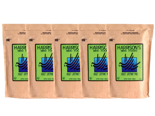 SADA 5 ks Harrison`s Adult Lifetime Fine – celoroční granulát střední zrnitosti 450 g od ParrotPlanet.cz