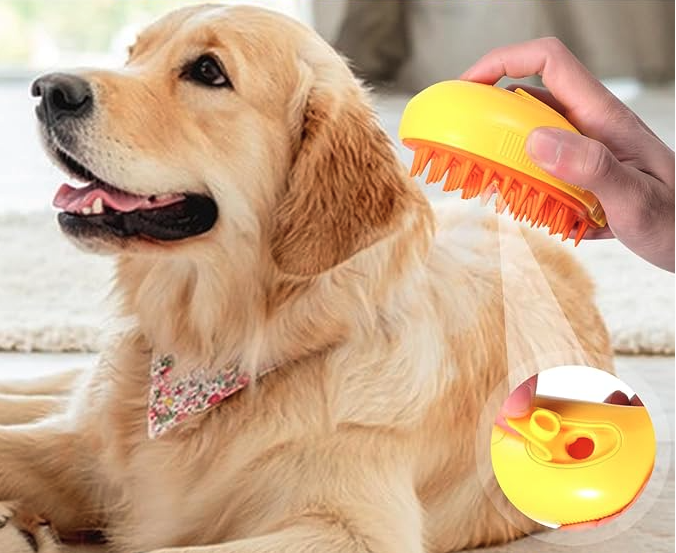 Elektrický PAROVÝ kartáč pro psy a kočky | bezpečná a účinná péče o srst doma od ParrotPlanet.cz