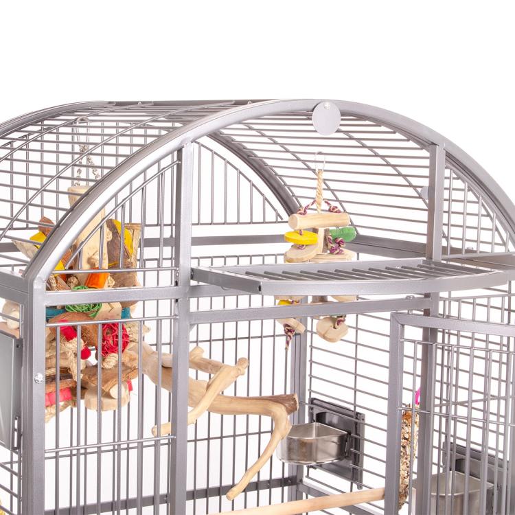 Klece pro papoušky Montana Hacienda Dome světlá od ParrotPlanet.cz