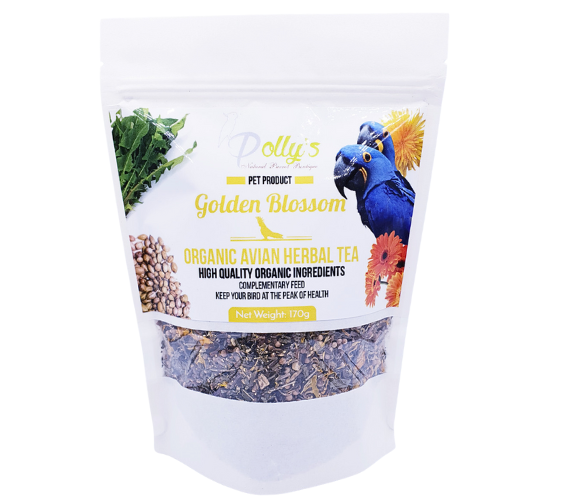 Polly's Natural Golden Blossom Organic - Bylinný čaj pro papoušky 100 g od ParrotPlanet.cz