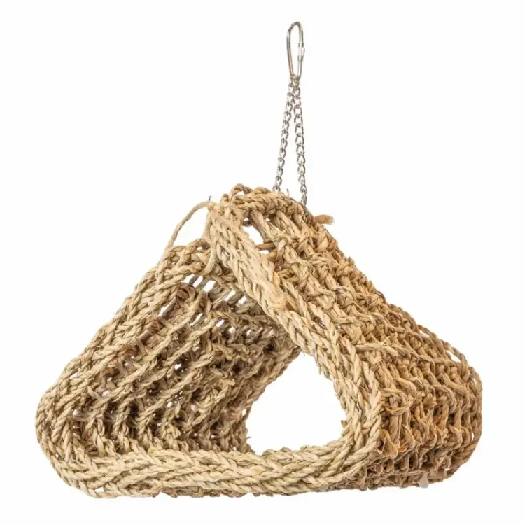 Úkryt z mořské trávy  – hračka pro malé a střední  papoušky od ParrotPlanet.cz