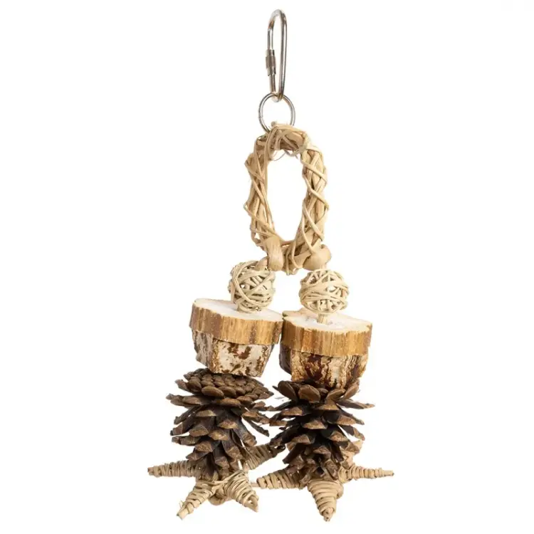 Dvojitá šiška  – hračka pro všechny papoušky od ParrotPlanet.cz