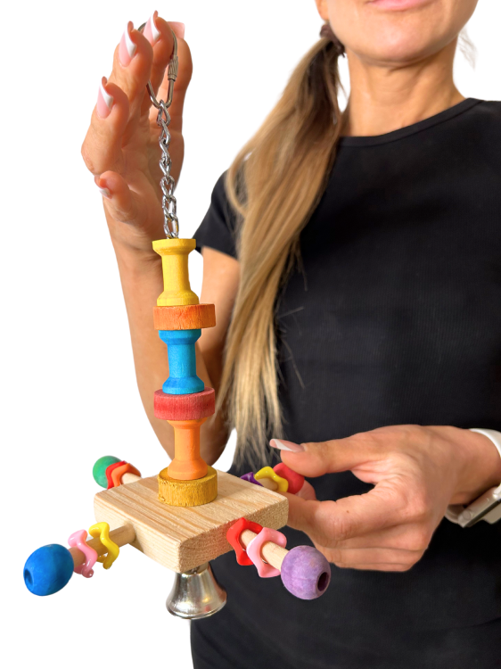 Colorful toy  - hračka pro malé papoušky  od ParrotPlanet.cz