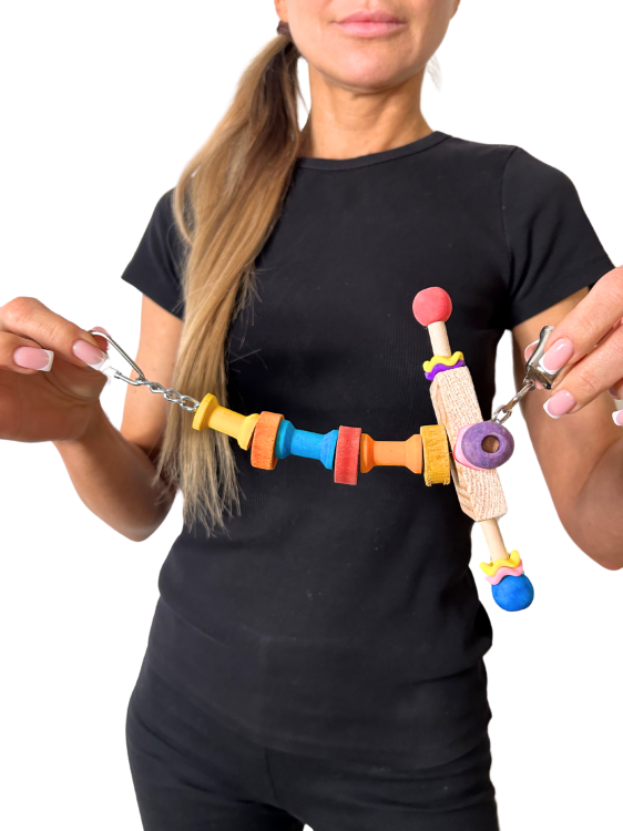 Colorful toy  - hračka pro malé papoušky  od ParrotPlanet.cz