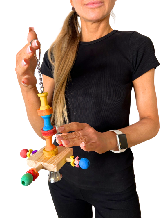 Colorful toy  - hračka pro malé papoušky  od ParrotPlanet.cz