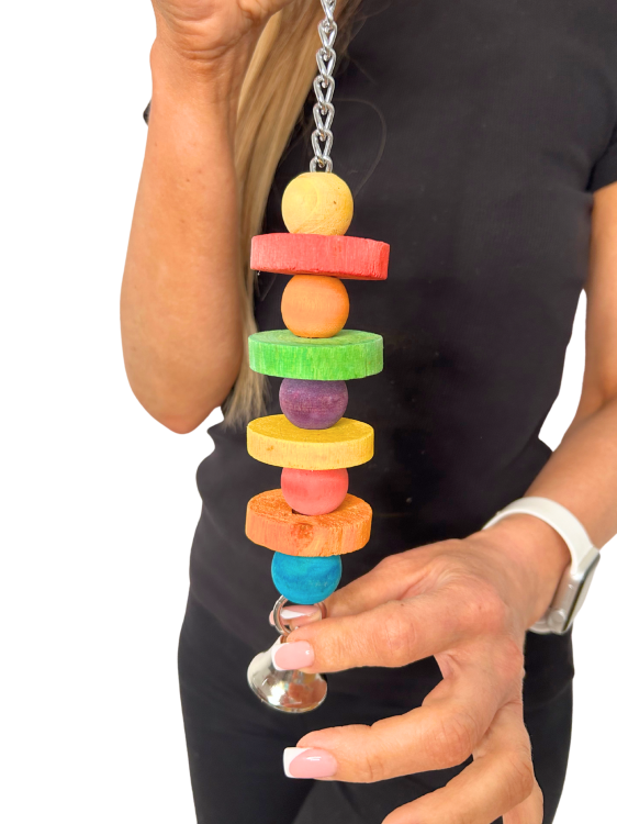 Barevné kuličky  – hračka pro malé papoušky od ParrotPlanet.cz