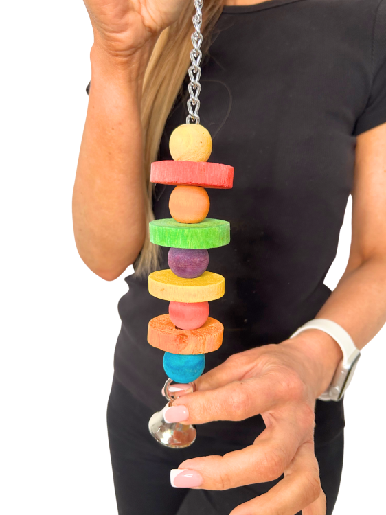 Barevné kuličky  – hračka pro malé papoušky od ParrotPlanet.cz