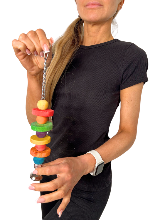 Barevné kuličky  – hračka pro malé papoušky od ParrotPlanet.cz