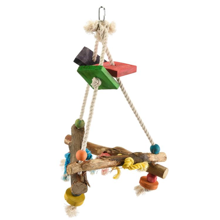 Závěsná pyramida – houpací tyč pro papoušky od ParrotPlanet.cz