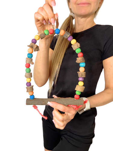 Houpací tyč 2 – pro papoušky druhu Nymphicus hollandicus nebo jiné malé papoušky od ParrotPlanet.cz