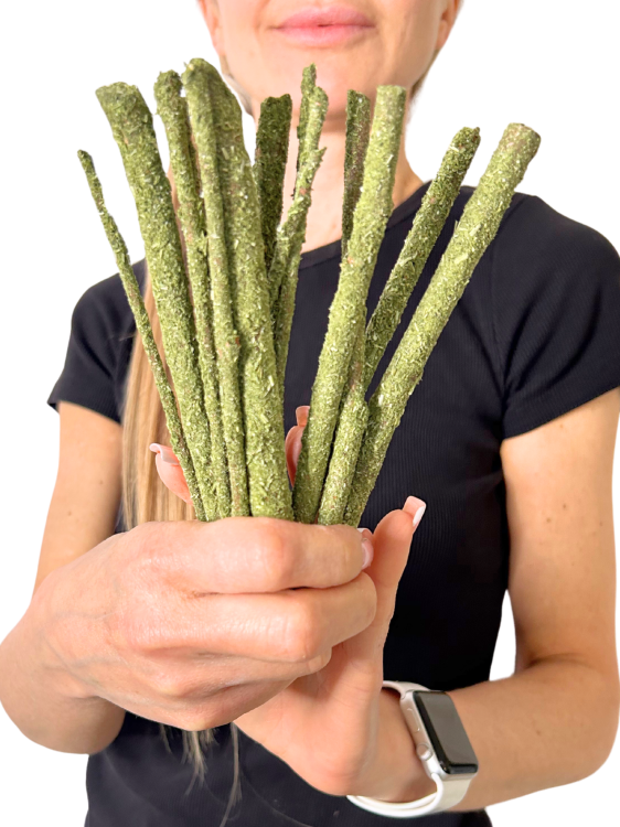 Tyčinky s petrželkou – zdravá pochoutka pro všechny papoušky od ParrotPlanet.cz