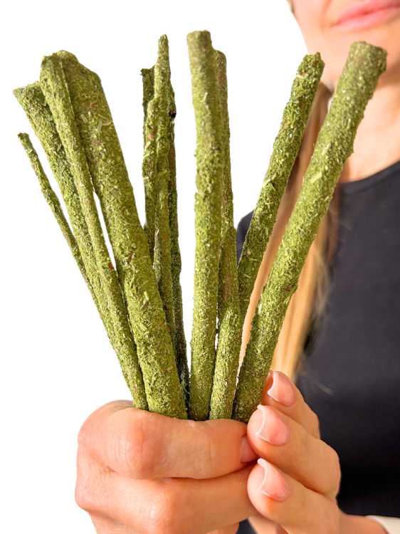 Tyčinky s petrželkou – zdravá pochoutka pro všechny papoušky od ParrotPlanet.cz