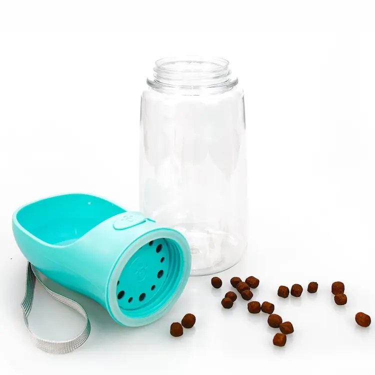 Přenosná láhev na vodu s dávkovačem 550 ml – pro papoušky, psy a další zvířata od ParrotPlanet.cz