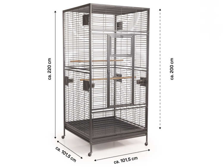 Klece pro papoušky Montana Arkansas I tmavá od ParrotPlanet.cz