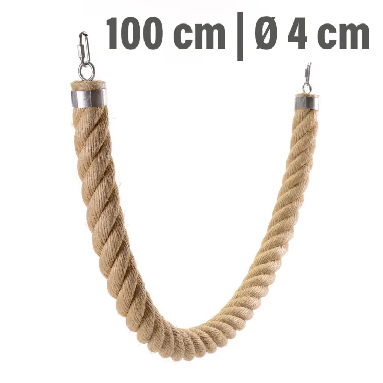 Provaz Sizal 100 x 4 cm – pro střední a velké papoušky od ParrotPlanet.cz