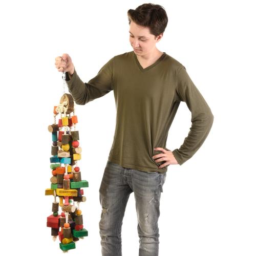 Gigantický smích XXL | Extrémně velká dřevěná hračka pro papoušky od ParrotPlanet.cz