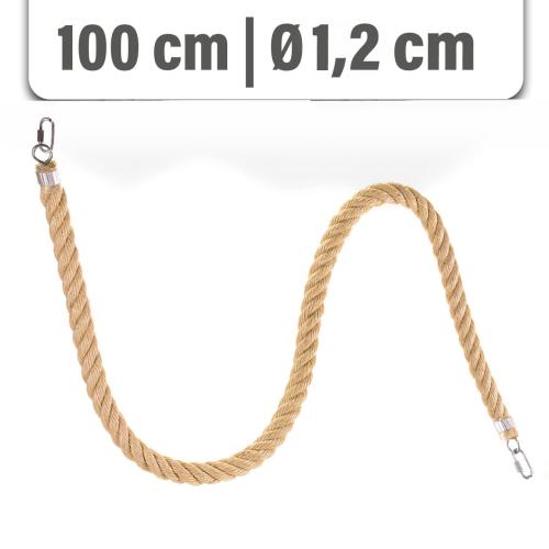 Provaz Sizal 100 x 1,2 cm – pro malé papoušky od ParrotPlanet.cz