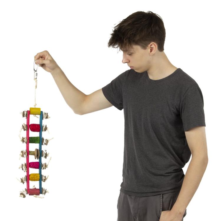 Kukuřičná žebřík hračka pro papoušky od ParrotPlanet.cz