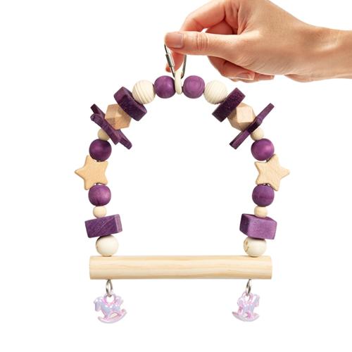 Levandulová houpačka – pro střední a malé papoušky 15 x 19 x 5 cm od ParrotPlanet.cz